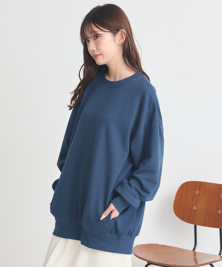 earth music&ecology「サイドリブロゴスウェット」|スウェット・ジャージ|