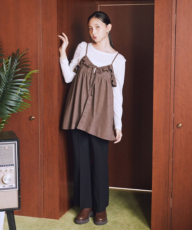 earth music&ecology「センターシームフレアパンツ」|その他|