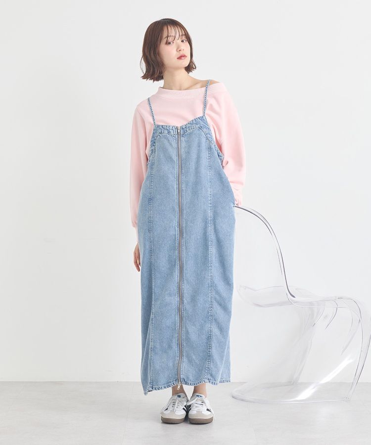 earth music&ecology「裾スリット裏毛プルオーバー」|スウェット・ジャージ|