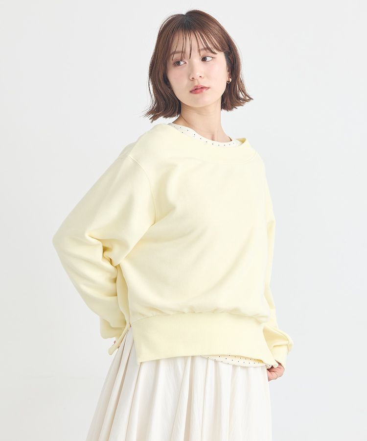 earth music&ecology「裾スリット裏毛プルオーバー」|スウェット・ジャージ|