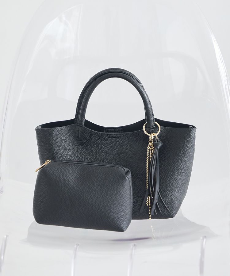 earth music&ecology「【軽量】チャーム付きミニトートバッグ」|トートバッグ|