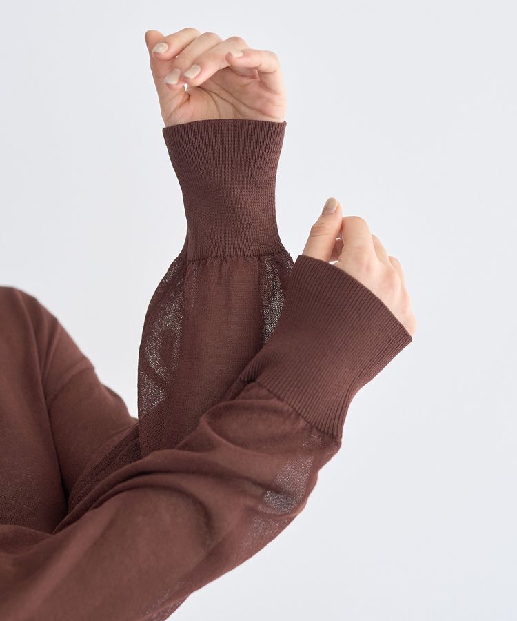 earth music&ecology「【接触冷感】ボタンアソートクルーネックカーディガン」|カーディガン|