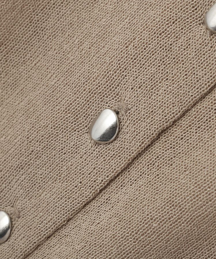 earth music&ecology「【接触冷感】ボタンアソートクルーネックカーディガン」|カーディガン|