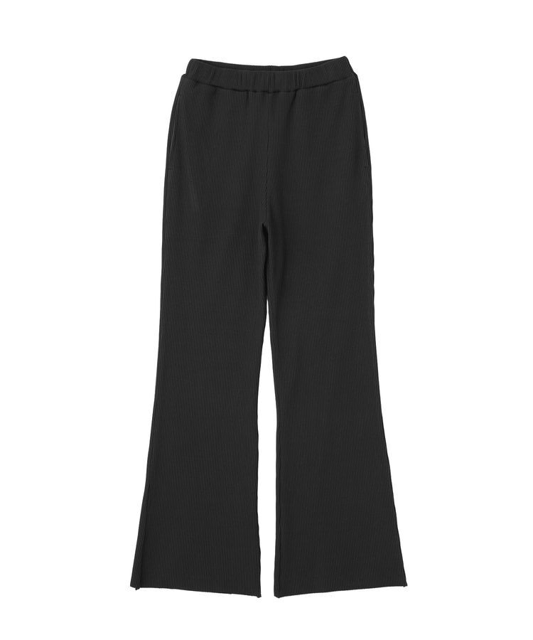 earth music&ecology「セルフカットリブフレアパンツ」|その他|