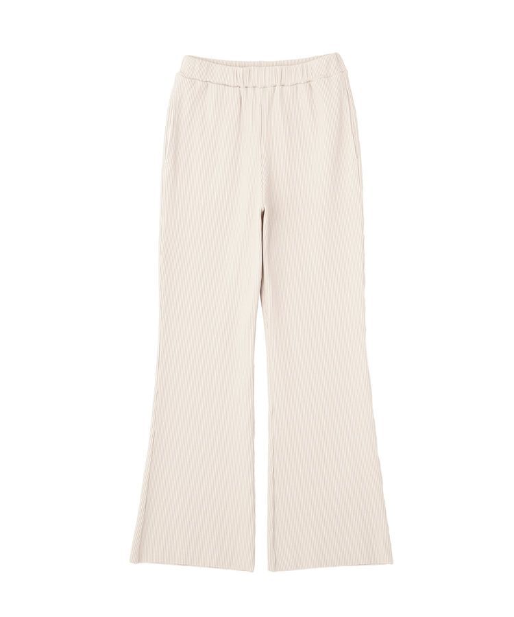 earth music&ecology「セルフカットリブフレアパンツ」|その他|