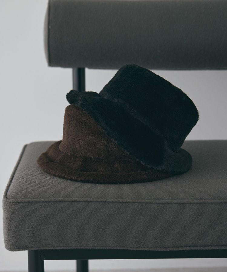 AMERICAN HOLIC「フェイクファーバケットハット」|その他|