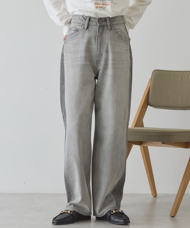 AMERICAN HOLIC「カーブデニムパンツ」|デニム|