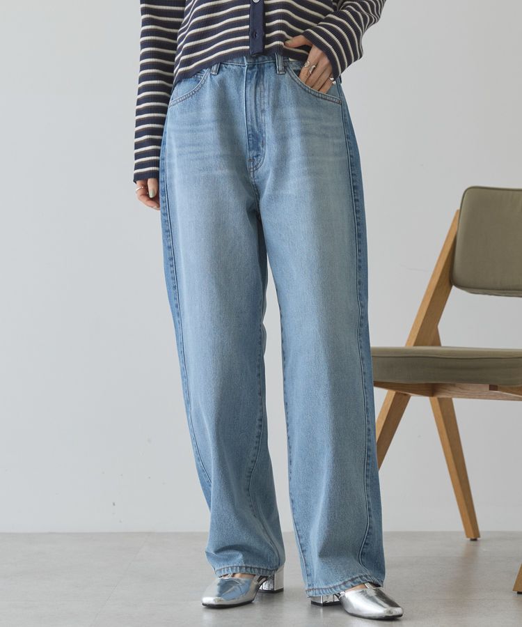 AMERICAN HOLIC「カーブデニムパンツ」|デニム|