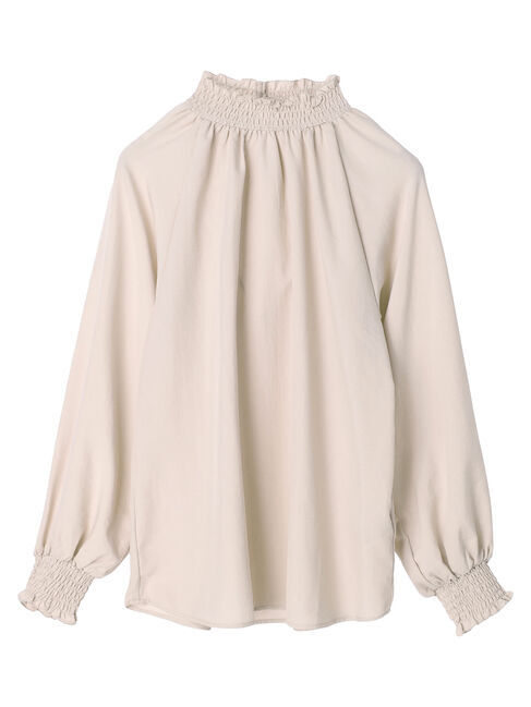 Green Parks「・ELENCARE　DUE　シャーリングカラーブラウス」|シャツ・ブラウス|