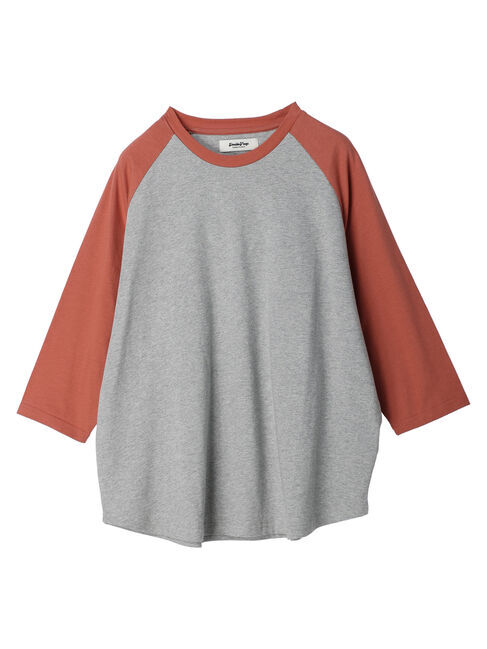 Green Parks「・Double　Flags　ラグラン7分袖Tシャツ」|Tシャツ・カットソー|