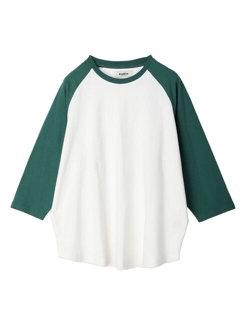 Green Parks「・Double　Flags　ラグラン7分袖Tシャツ」|Tシャツ・カットソー|