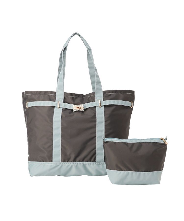 Green Parks「【2SET】生活撥水ベルトトートバッグ」|トートバッグ|Charcoal Gray