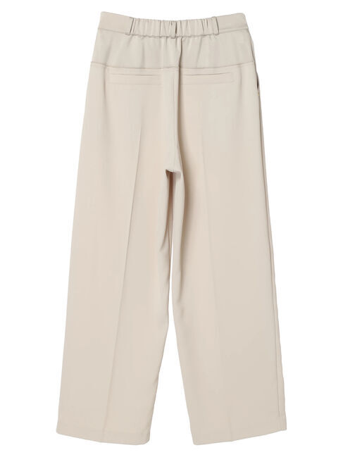 YECCA VECCA「サテン切替ストレートパンツ」|その他|