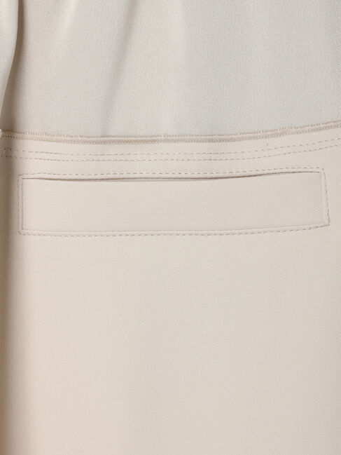 YECCA VECCA「サテン切替ストレートパンツ」|その他|