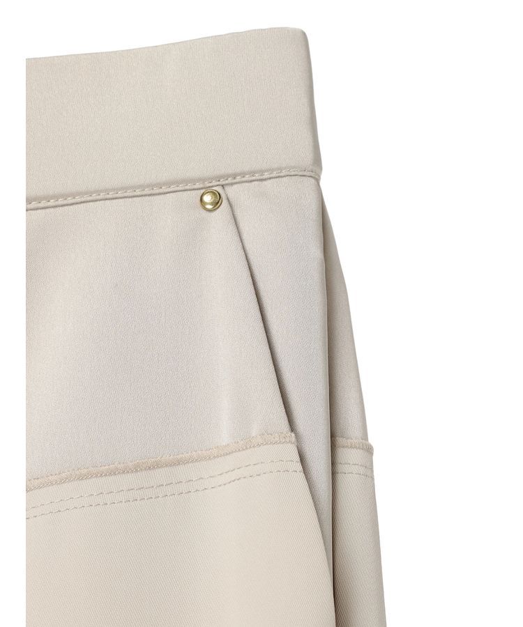 YECCA VECCA「サテン切替ストレートパンツ」|その他|