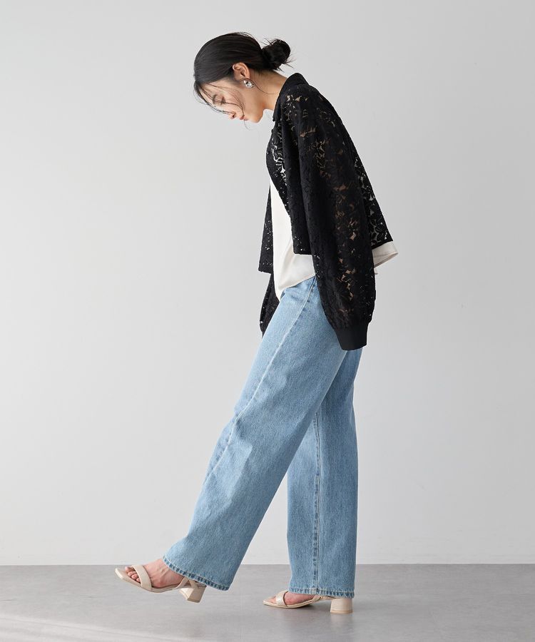 Editt by YECCA VECCA「【2点SET】キャミレイヤードレースシャツ」|シャツ・ブラウス|