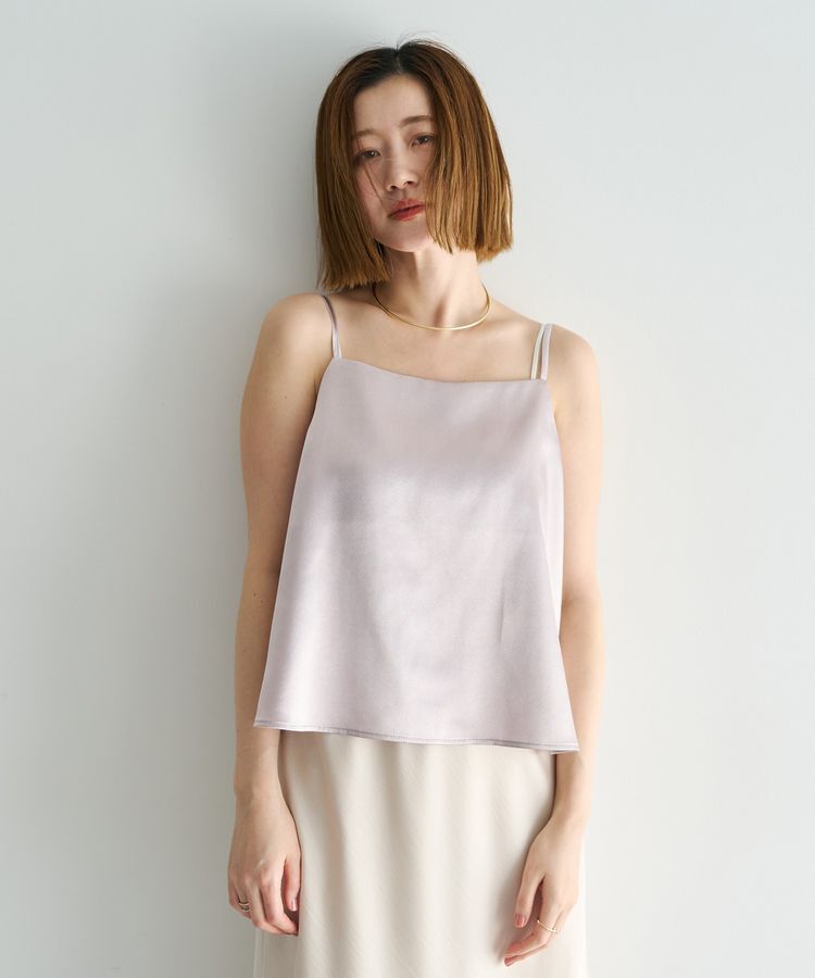 Editt by YECCA VECCA「【2点SET】キャミレイヤードレースシャツ」|シャツ・ブラウス|