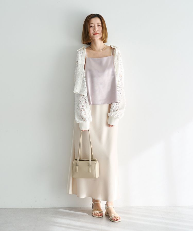 Editt by YECCA VECCA「【2点SET】キャミレイヤードレースシャツ」|シャツ・ブラウス|