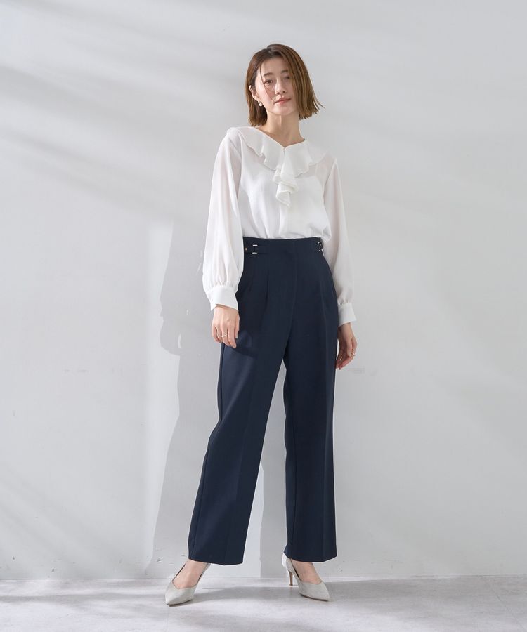 YECCA VECCA「ラッフルブラウス」|シャツ・ブラウス|