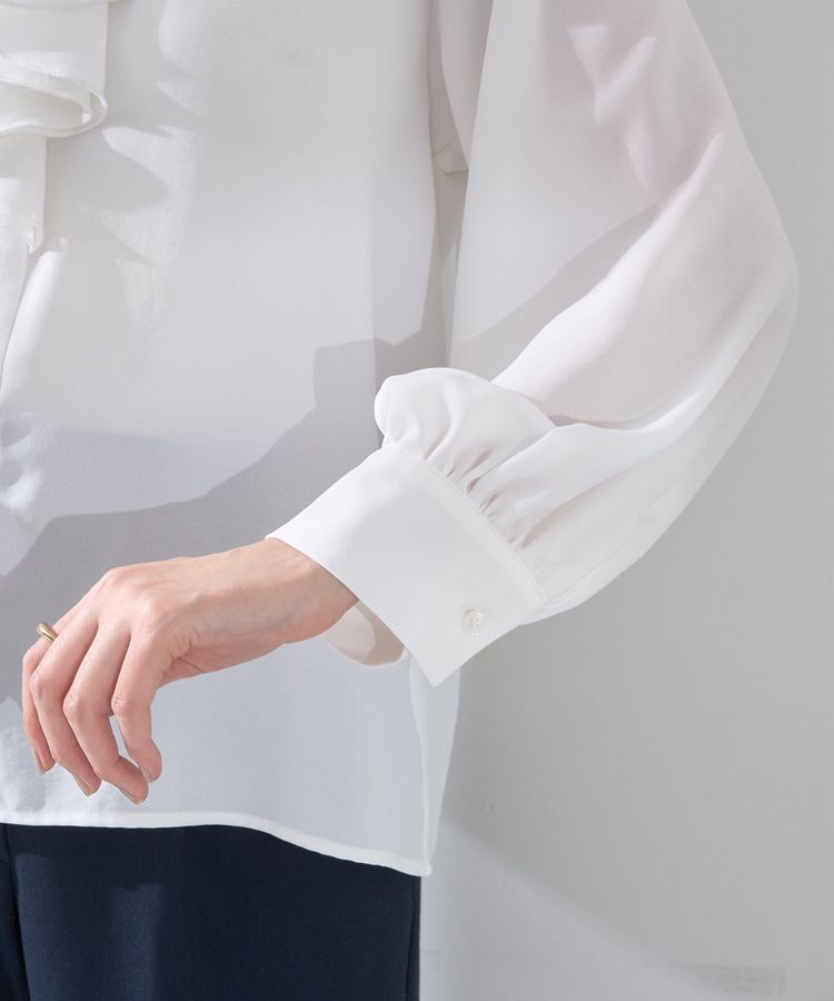 YECCA VECCA「ラッフルブラウス」|シャツ・ブラウス|