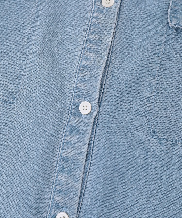 GARAGE OF GOOD CLOTHING「ヴィンテージ加工ショート丈シャツ」|シャツ・ブラウス|