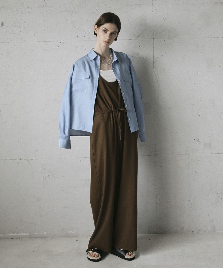 GARAGE OF GOOD CLOTHING「ヴィンテージ加工ショート丈シャツ」|シャツ・ブラウス|