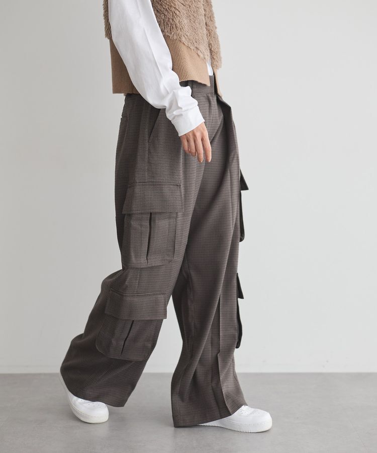 GARAGE OF GOOD CLOTHING「ガンクラブチェック4PKタックワイドパンツ」|その他|