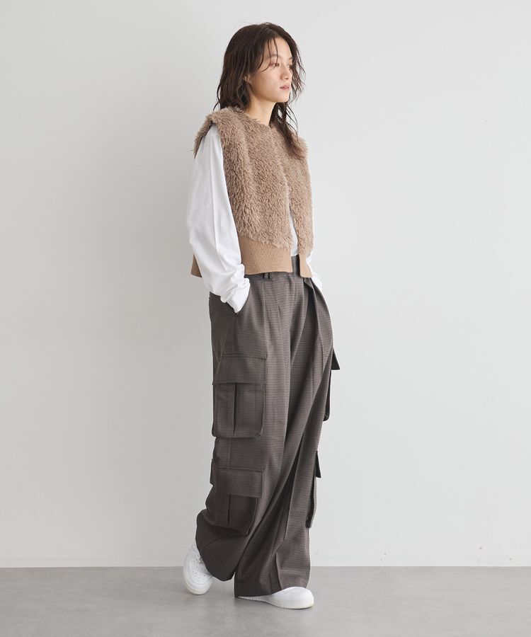 GARAGE OF GOOD CLOTHING「ガンクラブチェック4PKタックワイドパンツ」|その他|