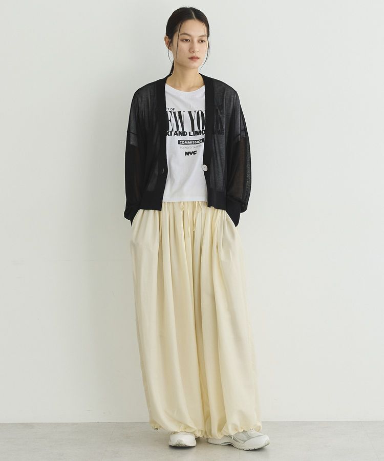 GARAGE OF GOOD CLOTHING「シアーショートドルマンニットカーデ」|カーディガン|