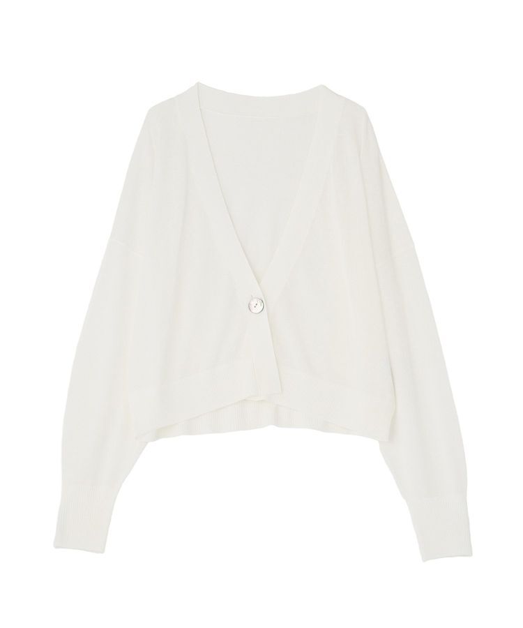 GARAGE OF GOOD CLOTHING「シアーショートドルマンニットカーデ」|カーディガン|