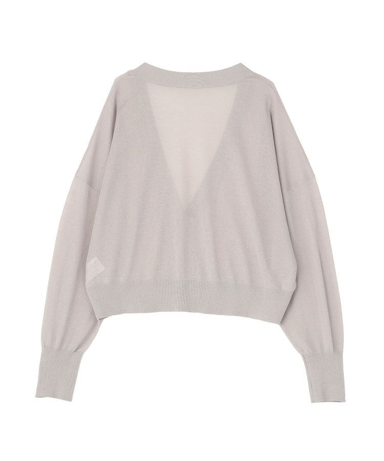 GARAGE OF GOOD CLOTHING「シアーショートドルマンニットカーデ」|カーディガン|