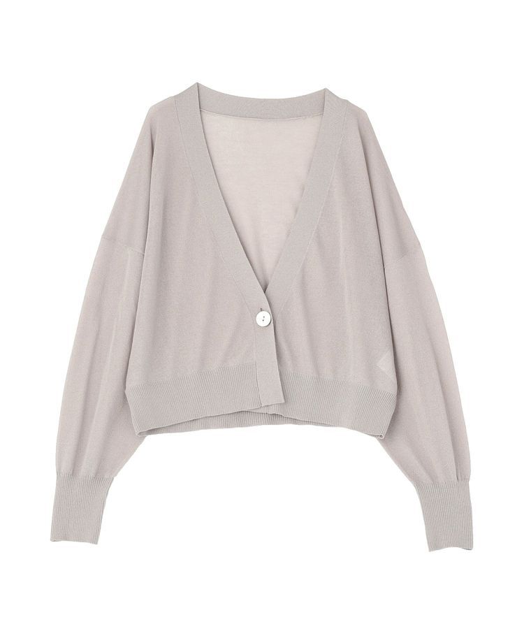 GARAGE OF GOOD CLOTHING「シアーショートドルマンニットカーデ」|カーディガン|