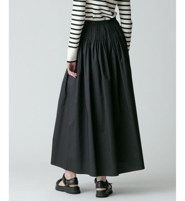 allureville「タフタピンタックギャザースカート」|スカート|