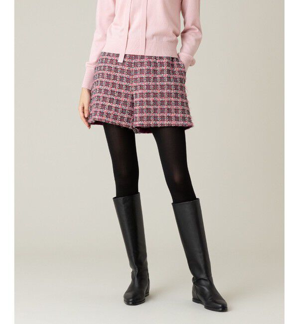 LOULOU WILLOUGHBY「【LOULOU WILLOUGHBY】TOURNIERツイードショートパンツ」|その他|ピンク