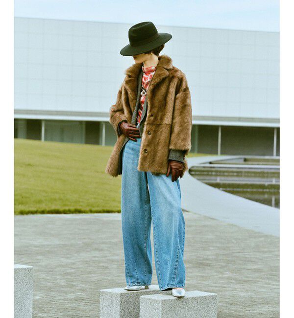 allureville「セミバギーデニムパンツ」|デニム|