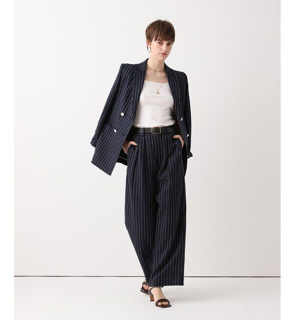 allureville「フライススクエアネックタンク」|Tシャツ・カットソー|