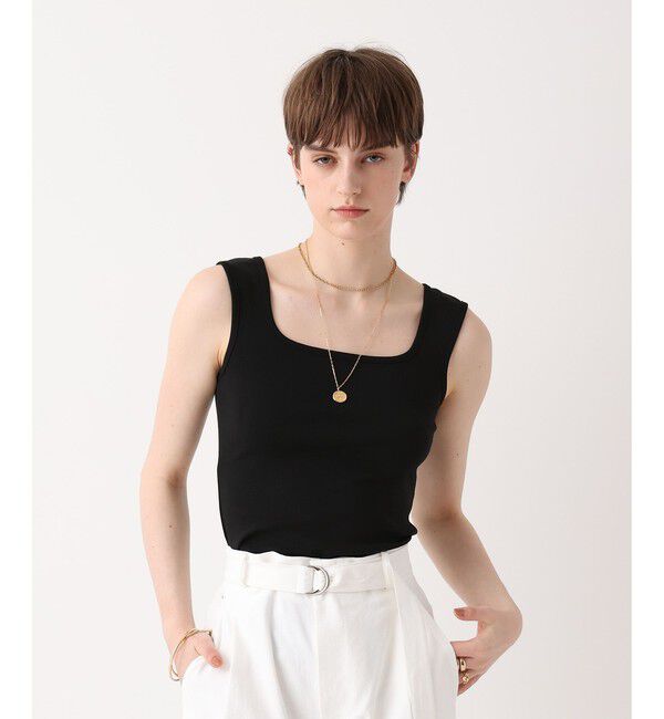 allureville「フライススクエアネックタンク」|Tシャツ・カットソー|