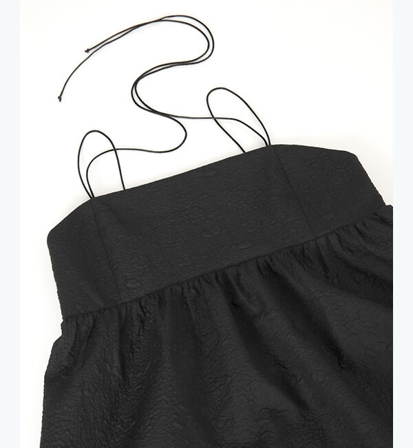 ur's「【春名亜美さんコラボアイテム】ふくれジャガードホルターキャミワンピース」|ワンピース|