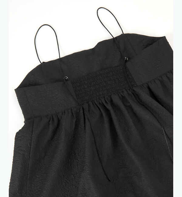 ur's「【春名亜美さんコラボアイテム】ふくれジャガードホルターキャミワンピース」|ワンピース|