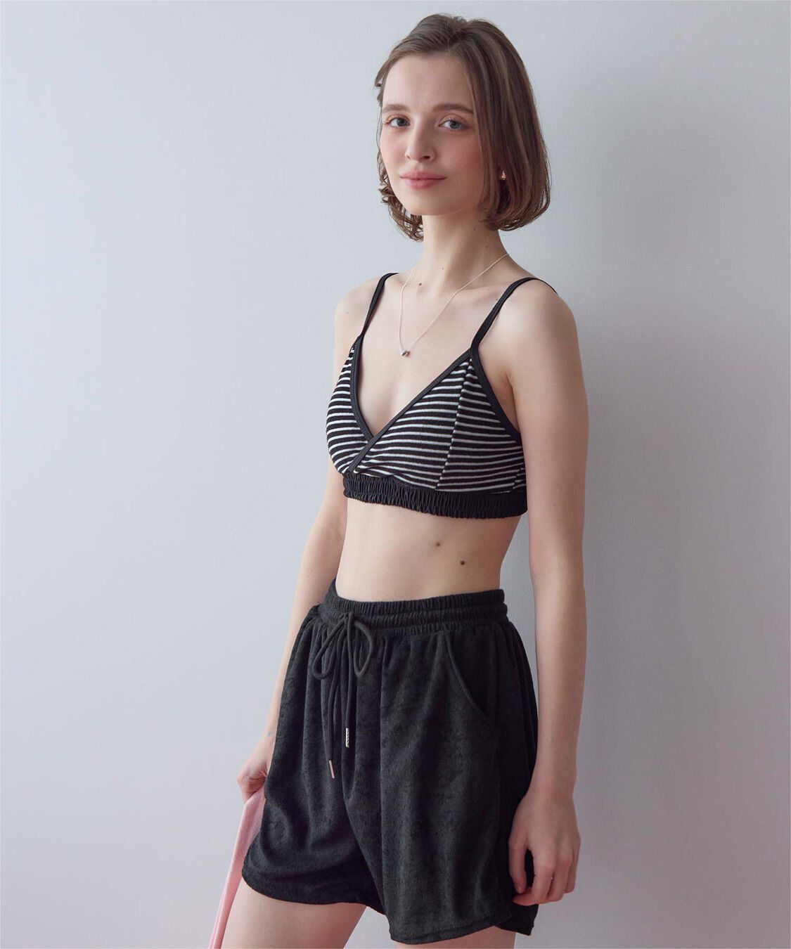 SEA DRESS「パイル地ボーダースポーティービキニ/水着」|ビキニ|