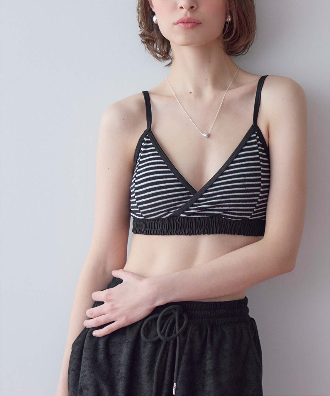 SEA DRESS「パイル地ボーダースポーティービキニ/水着」|ビキニ|