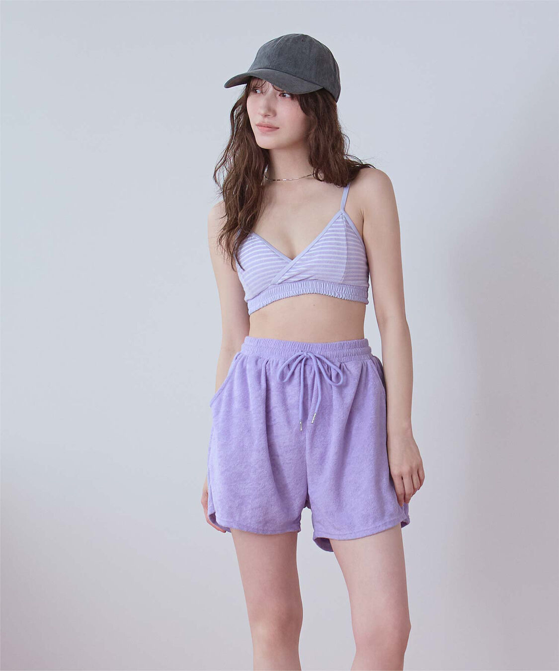 SEA DRESS「パイル地ボーダースポーティービキニ/水着」|ビキニ|