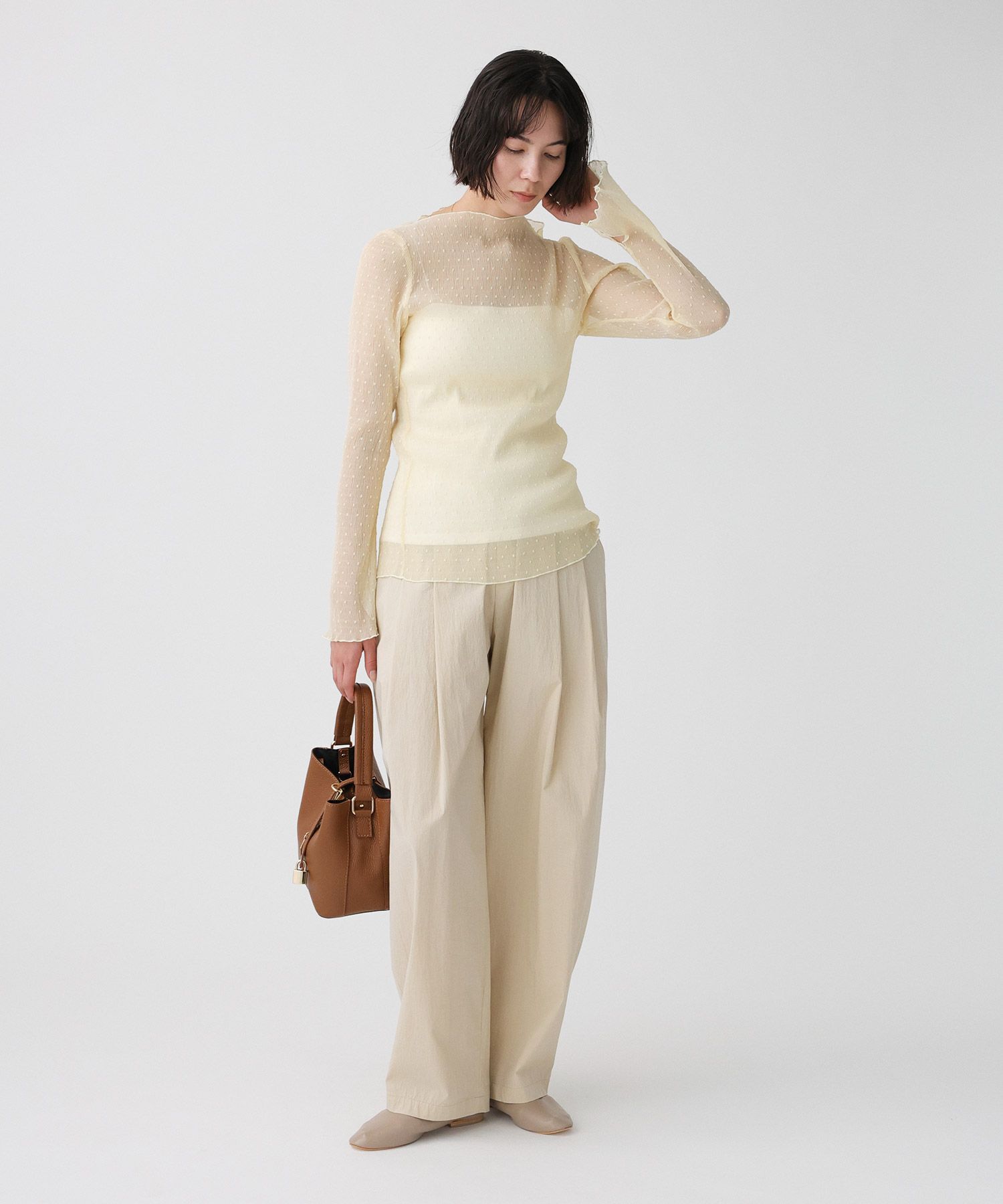 BABYLONE「コットンナイロンタックパンツ」|その他|