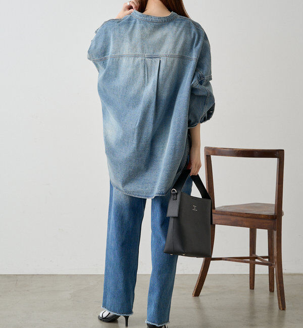  「《リバイバル》【低身長/高身長対応】タテストレッチ足長デニムパンツ」|その他|