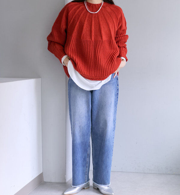  「《リバイバル》【低身長/高身長対応】タテストレッチ足長デニムパンツ」|その他|