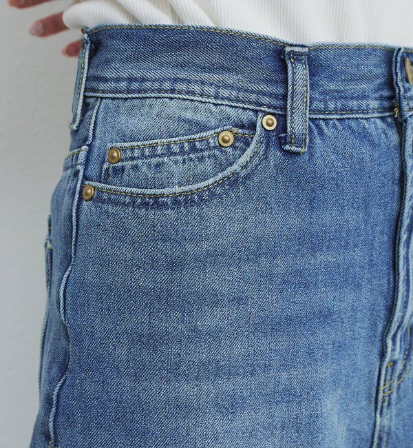  「《リバイバル》【低身長/高身長対応】タテストレッチ足長デニムパンツ」|その他|