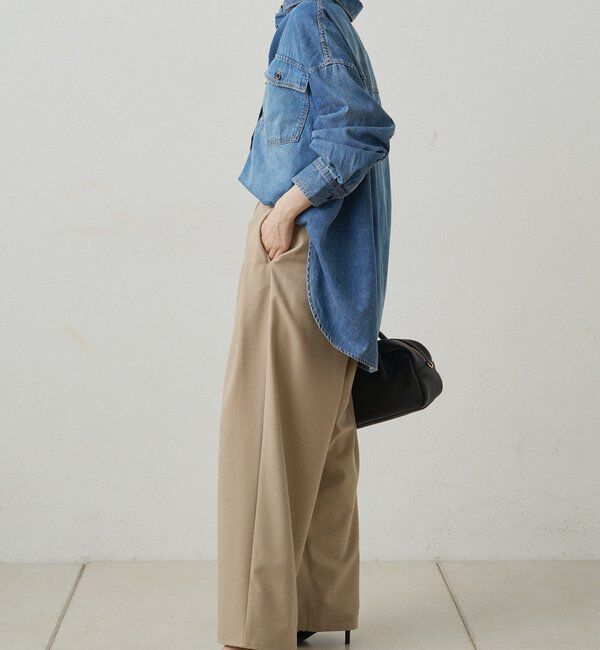 「ダブルポケットデニムシャツ」|シャツ・ブラウス|