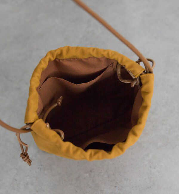  「【＠noricorico102企画】スウェード巾着バッグ」|ショルダー・メッセンジャー|