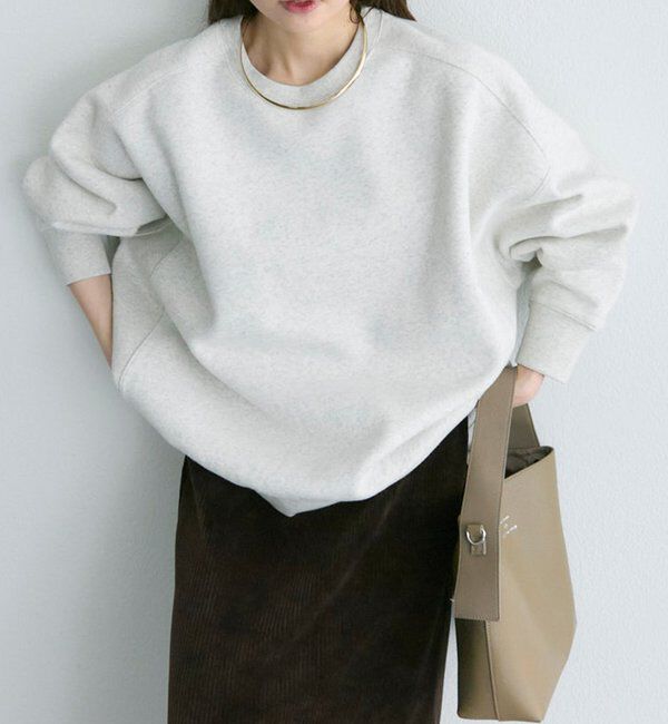  「シンプル裏起毛スウェットプルオーバー」|プルオーバー|