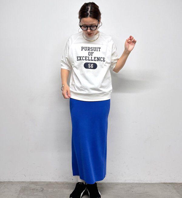  「【＠remi_usus企画】カレッジロゴミニ裏毛スウェットT」|プルオーバー|